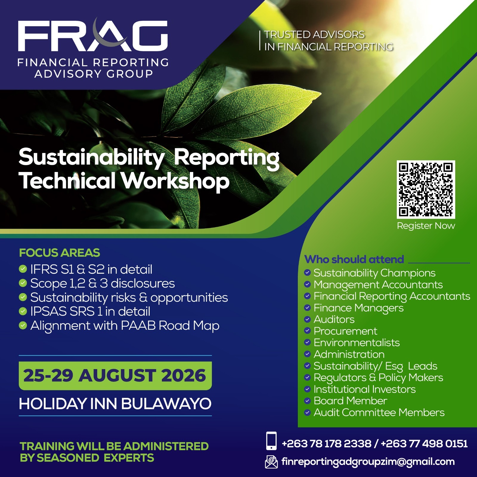 Sustainability Reporting Technical Workshop